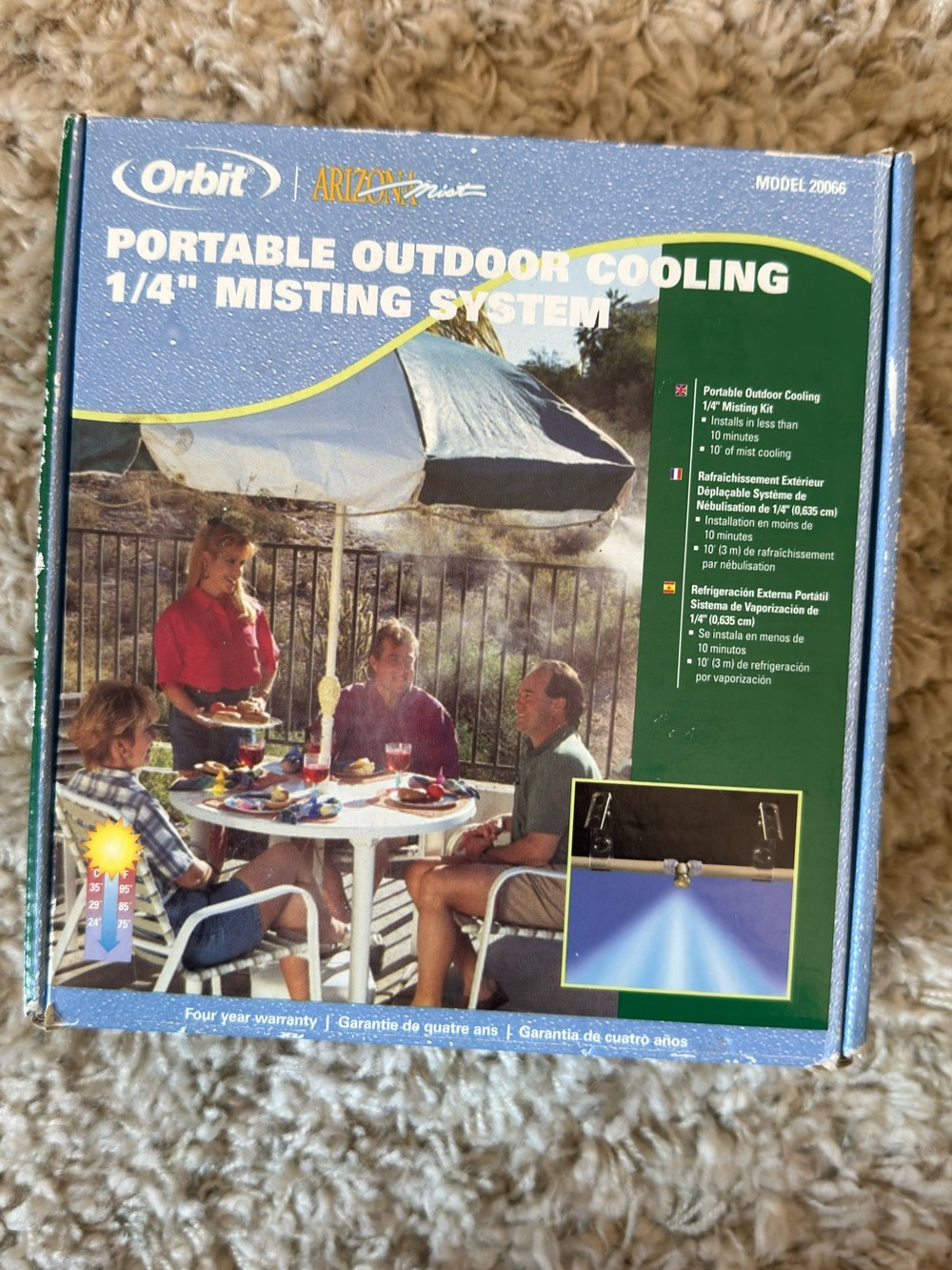 Outdoor Patio Misting System - Bronze Finish - Picture 6 of 7